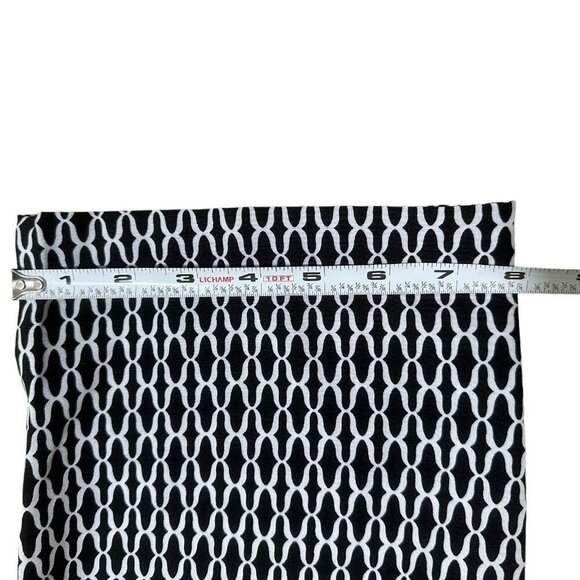 NY Collection Womens XL High Rise Printed Slim Pull On Pleated Front Pants NWT - Picture 6 of 12